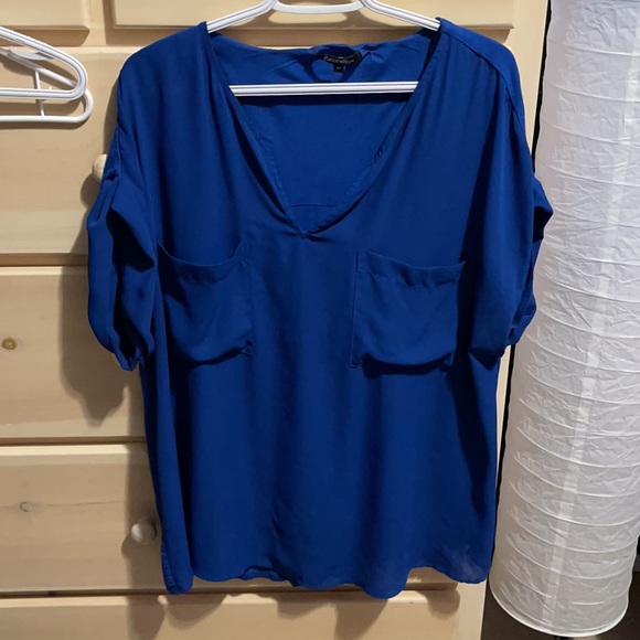 Tshirt Blouse Royal Blue - Picture 2 of 2